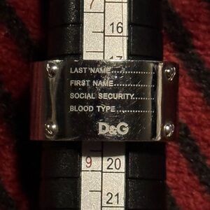 D&G Silver Ring